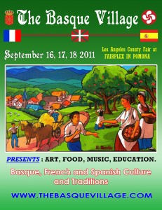 Basque Village Poster, L.A. County Fair