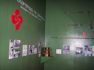 A portion of the new Basque exhibit. Photo: Courtesy of San Mateo County History Museum.