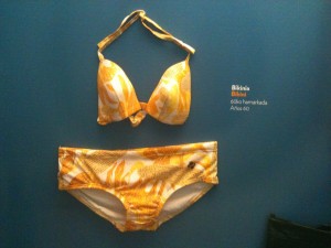 A bikini exhibited in the San Telmo Museoa in Donosti
