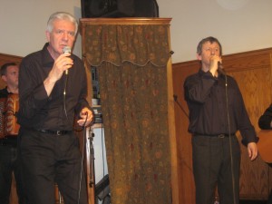 The duo of Pantxoa eta Peio sang at the Chino Basque Club March 26, 2010.