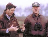 John Garamendi with then-President Bill Clinton. Garamendi served as deputy interior secretary in the Clinton Administration. Photo from Garmandi website.