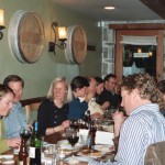 Enjoying Basque food at The Harvest Vine restaurant in Seattle. Photo: Euskal Kazeta.