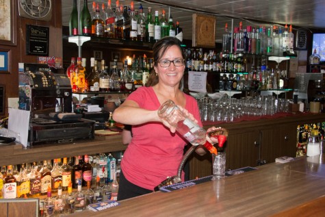 Owner Bernadette Helton Basque restaurant Centro Basco in Chino, Calif. 