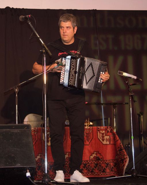 Kepa Junkera at the Smithsonian Folklife Festival 2016.