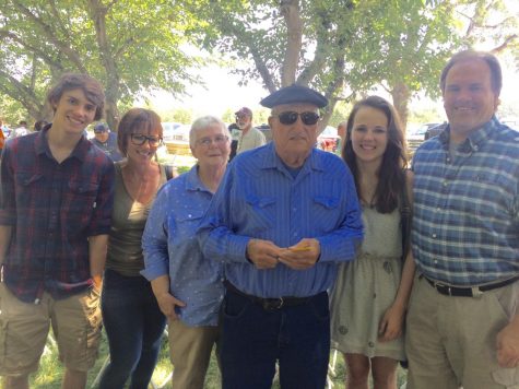 Two Basque families at Bakersfield Basque festival