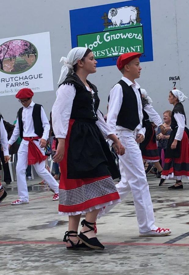 Dancers at the Kern County Basque Festival