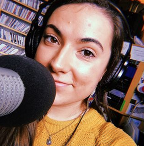 Basque radio program host Madalen Bieter