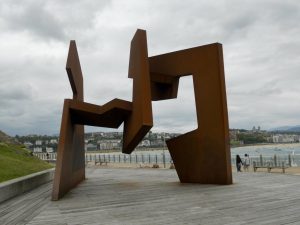 Sculpture by Jorge Oteiza in San Sebastian