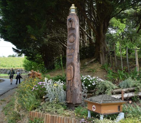 Bide On sign on Camino de Santiago