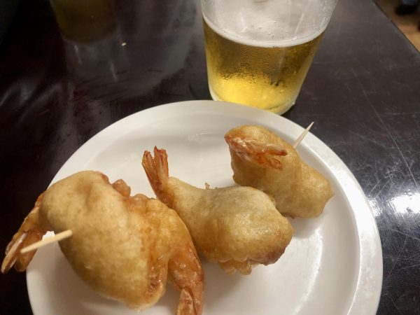 Shrimp a la Gabardina at Bar Paco Bueno