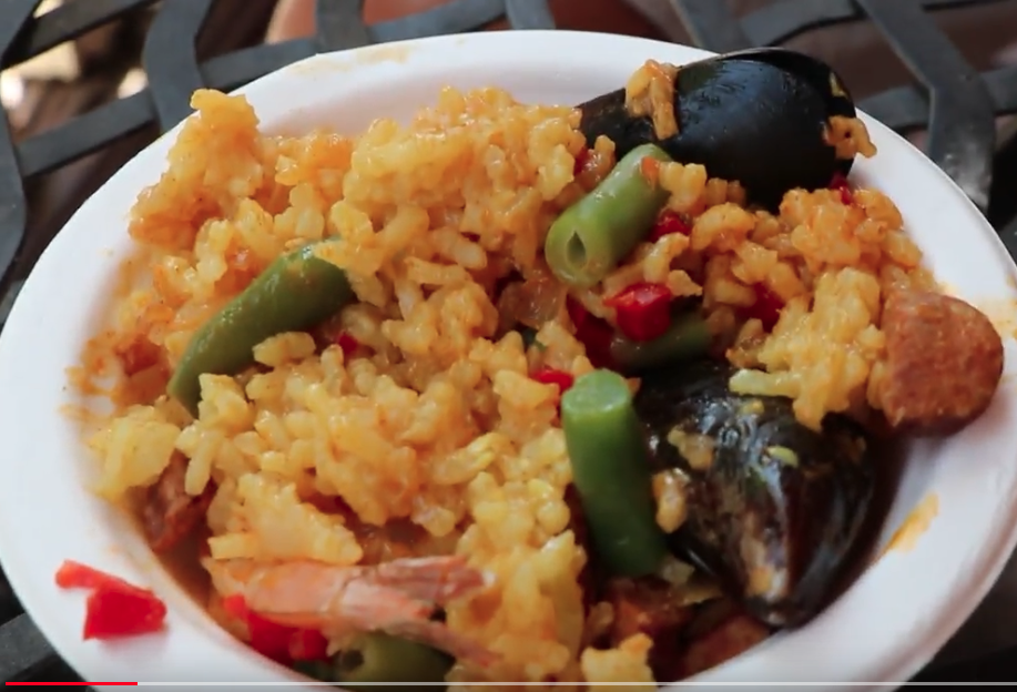 Paella is made and served at the Basque Market in Boise twice a week.