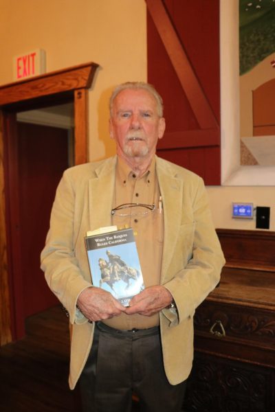 John OHagan, author of When the Basques Ruled California, speaks at the Chino Basque Club.