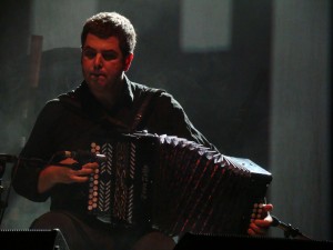 Kepa Junkera Junkera with his diatonic accordion.
