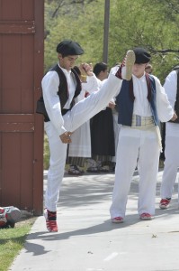 Gauden Bat dancers perform for the Las Vegas crowd.