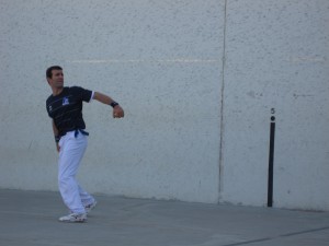 Fernando Goñi, reigning doubles handball champion