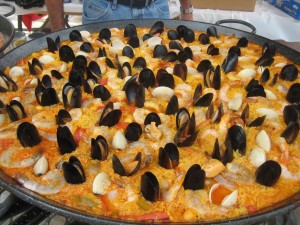 Paella at the Las Vegas picnic