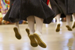 The rope-soled shoe is part of the typical Basque dancer's costume. Photo by Jon C. Hodgson.  http://www.BasquePhotos.com