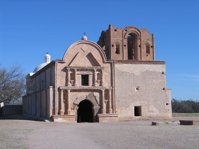 The mission at Tumacacori, Arizona